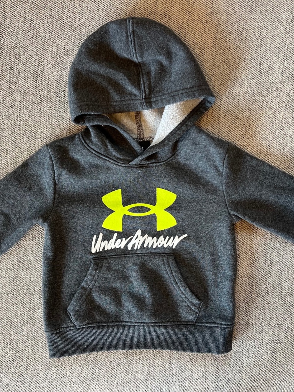 Under Armour Kids Sweatshirt Hoodie Gray Size 2T